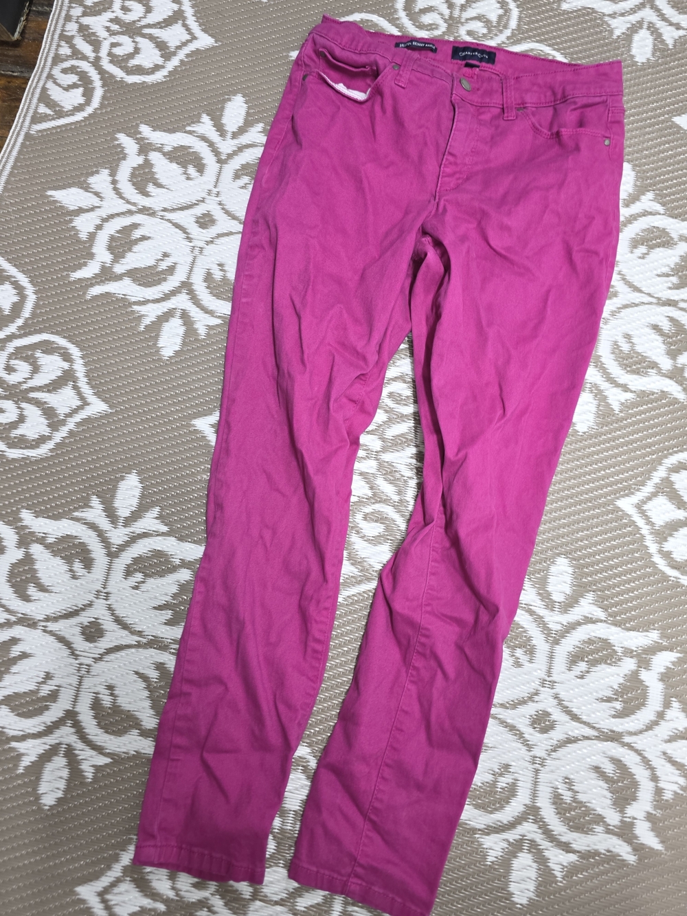 Charter Club Hot Pink Skinny Pants